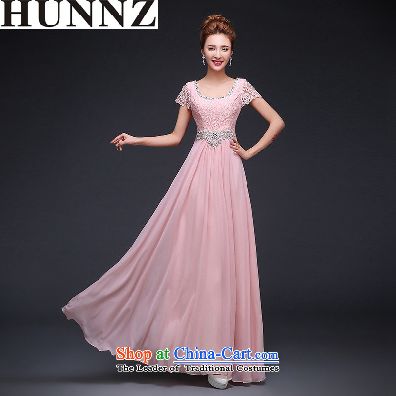      Bridesmaid Services 2015 HUNNZ spring and summer new Korean Style New stylish wedding dress bows Service Bridal straps pink XXL,HUNNZ,,, shopping on the Internet