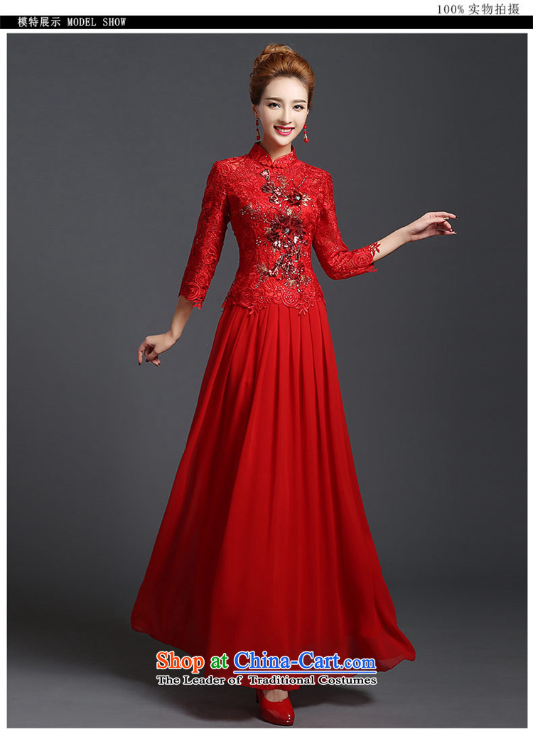 The spring and summer of 2015 New HANNIZI stylish large Sau San simple yet elegant floral marriages booking wedding dress red XXL picture, prices, brand platters! The elections are supplied in the national character of distribution, so action, buy now enjoy more preferential! As soon as possible.