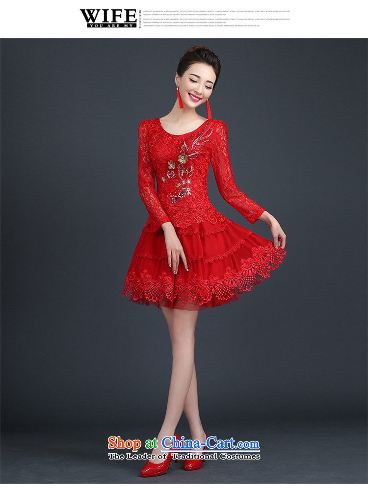 Hannizi 2015 stylish and simple Sau San larger lace bride Wedding Dress Short, bows to Red M picture, prices, brand platters! The elections are supplied in the national character of distribution, so action, buy now enjoy more preferential! As soon as possible.