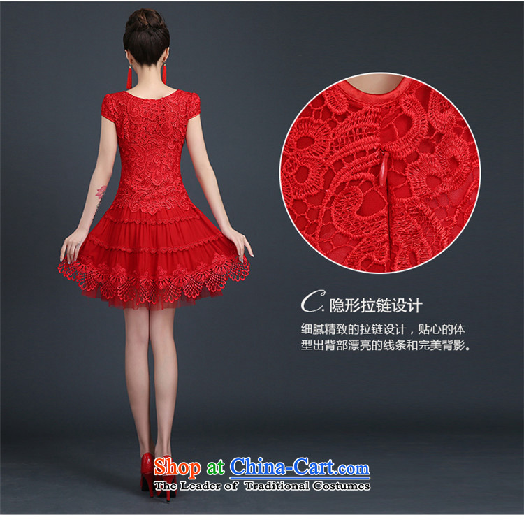 The new 2015 HUNNZ Stylish spring and summer short of lace bride wedding dress uniform bridesmaid to drink red XXL picture, prices, brand platters! The elections are supplied in the national character of distribution, so action, buy now enjoy more preferential! As soon as possible.