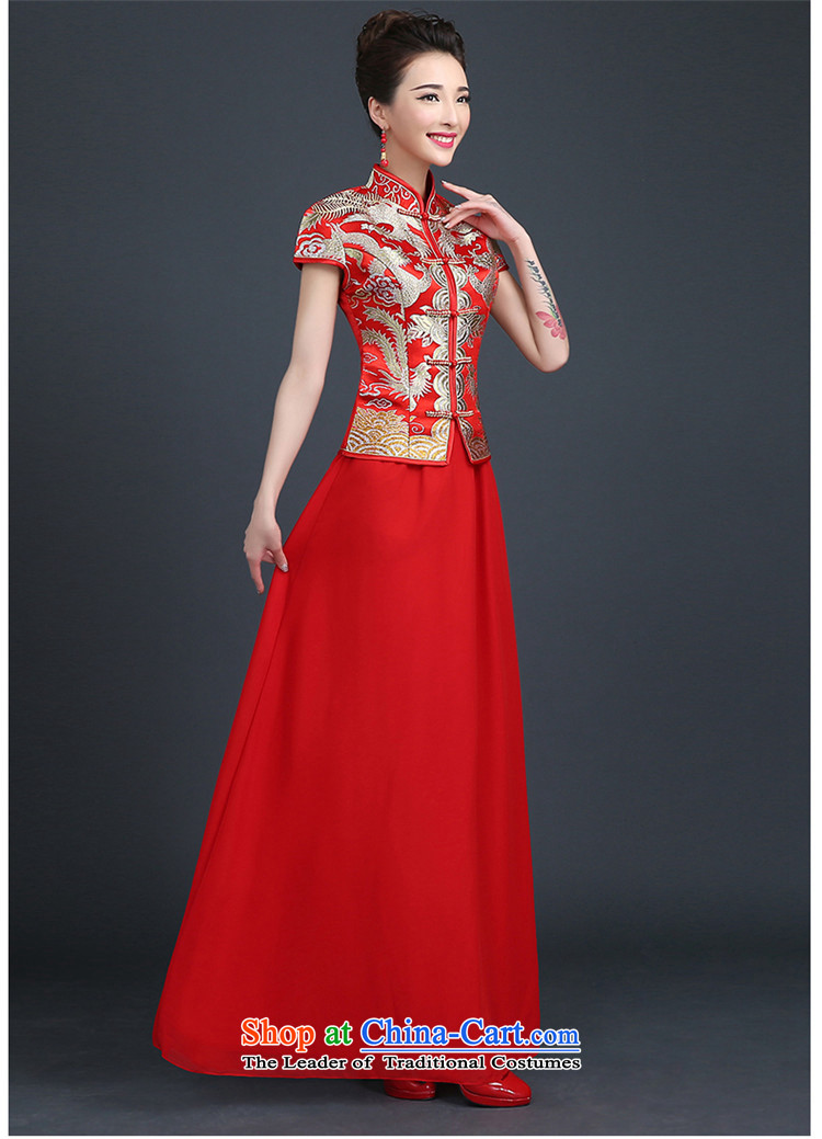 2015 Long dresses HUNNZ ethnic bride wedding dress the wedding banquet red long red M picture, prices, brand platters! The elections are supplied in the national character of distribution, so action, buy now enjoy more preferential! As soon as possible.