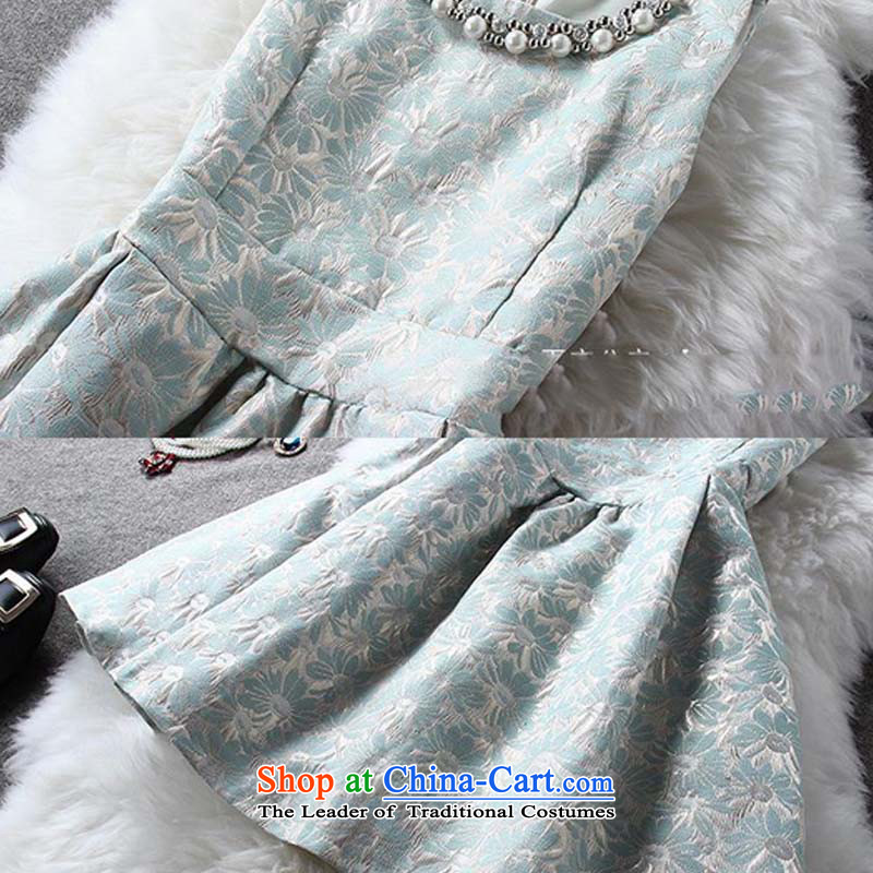 In accordance with the intention  of summer 6853#2015 thick aristocratic small Heung-Large Princess bon bon dress small dress light blue M picture, prices, brand platters! The elections are supplied in the national character of distribution, so action, buy now enjoy more preferential! As soon as possible.