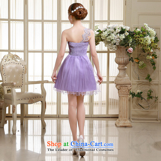 Child-care 2015 Single Monrovia Kosovo shoulder evening dresses bridesmaid dress new autumn and winter bridesmaid Sau San service of the small dining dress code pictures are Violet, prices, brand platters! The elections are supplied in the national character of distribution, so action, buy now enjoy more preferential! As soon as possible.