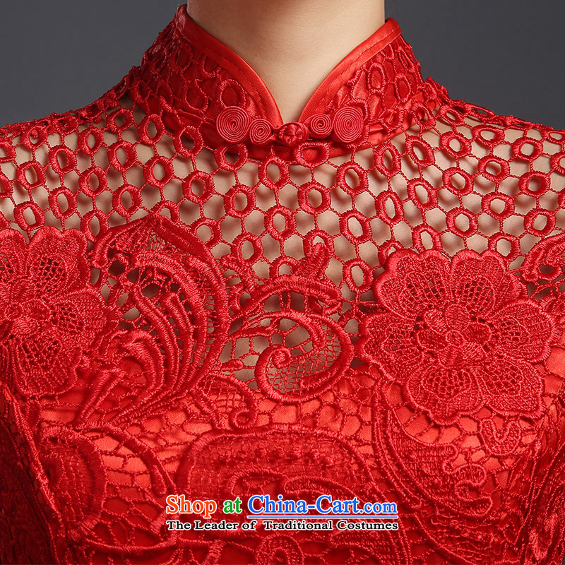 Hannizi 2015 stylish and simple elegant large Sau San bride wedding dress bows dress red XXL, services, Gigi Lai (hannizi won) , , , shopping on the Internet