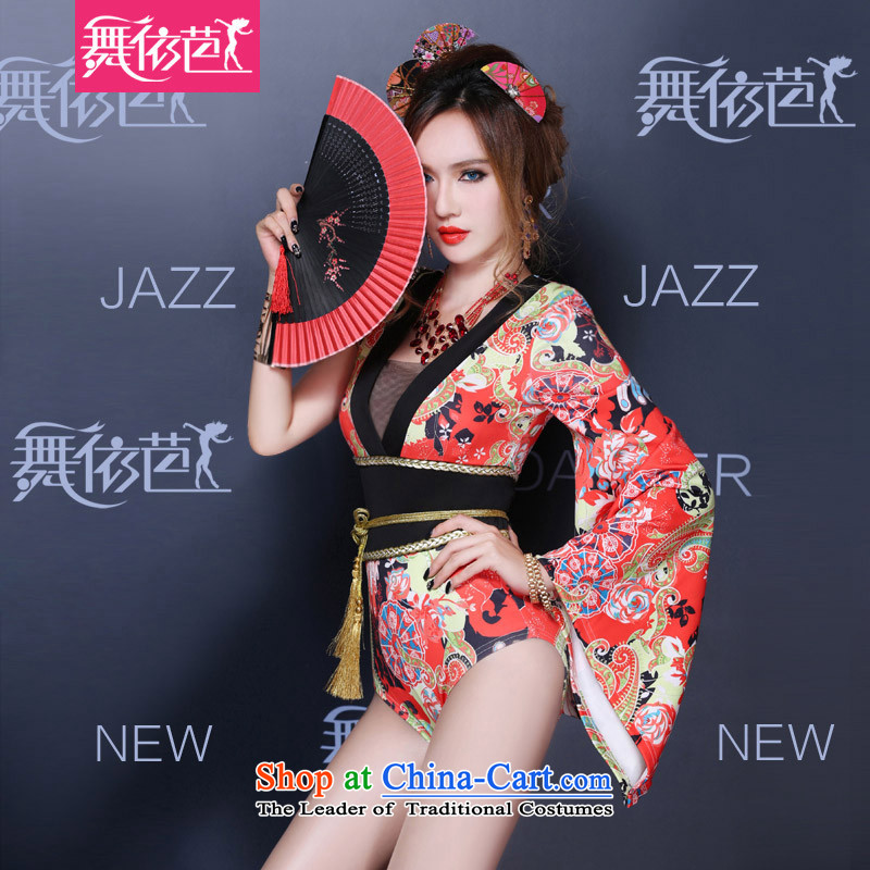 In accordance with the hot sales of Pattaya dance bars ds will Retro night dance uniform service Service sexy singer dj geisha redSsmall code