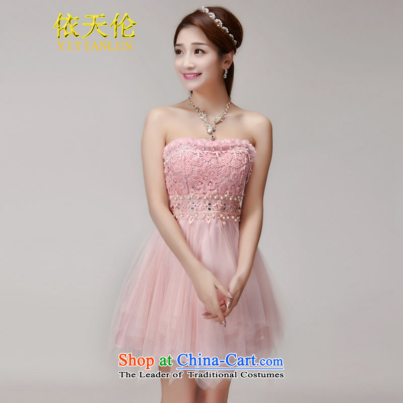In accordance with the manual nail Pearl Tianlun International Diamond temperament and Sau San chest dresses bridesmaid TW1013 groups will white dress (85-115 catties) according to the affection of shopping on the Internet has been pressed.