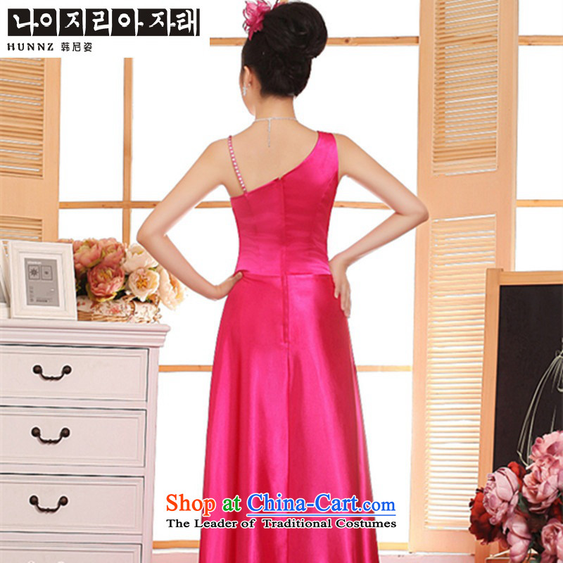 Hannizi 2015 stylish and simple large Sau San bride wedding dress shoulder banquet dinner dress in RED M Won, Gigi Lai (hannizi) , , , shopping on the Internet