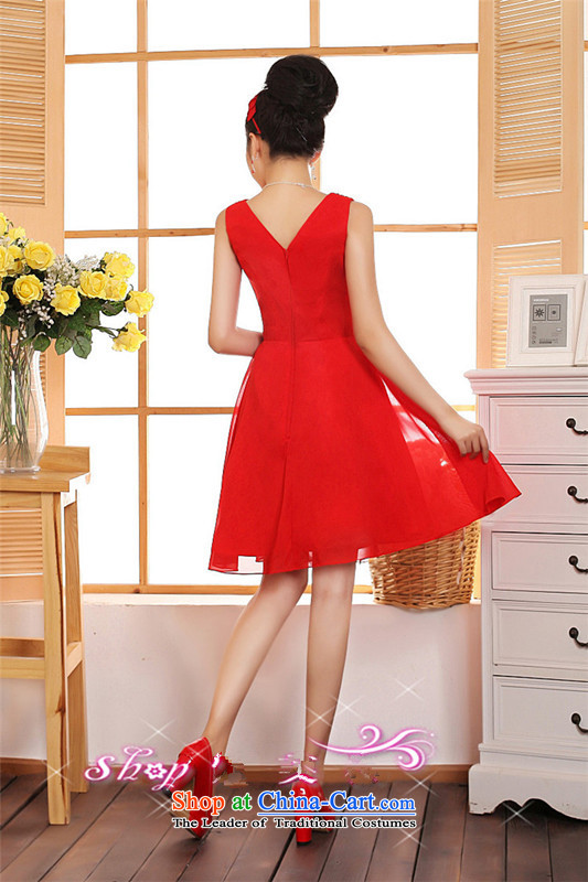 Hannizi 2015 stylish and simple large Sau San bride wedding dress the wedding dress a shoulder RED M image field, prices, brand platters! The elections are supplied in the national character of distribution, so action, buy now enjoy more preferential! As soon as possible.