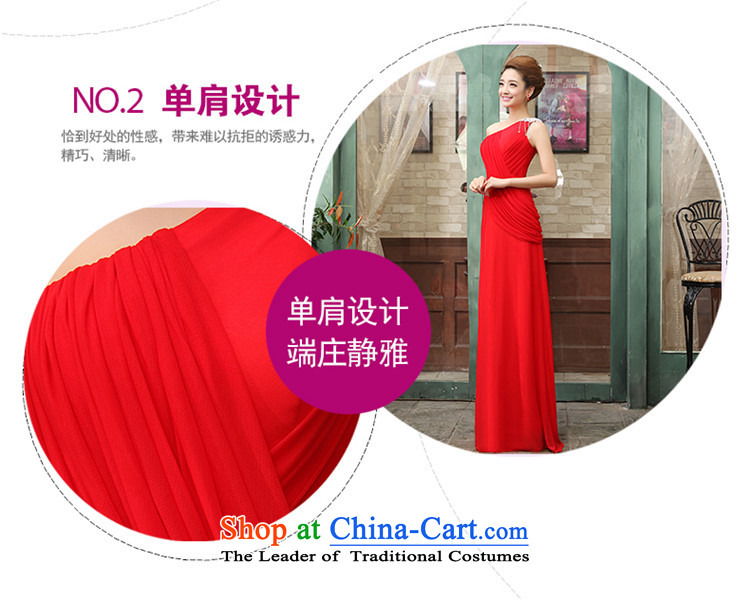 The lifting strap is stylish 2015 HANNIZI single shoulder length) Bride wedding dress bows bridesmaid services services red S picture, prices, brand platters! The elections are supplied in the national character of distribution, so action, buy now enjoy more preferential! As soon as possible.