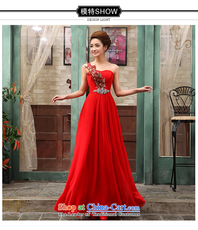 2015 Fashion straps HUNNZ shoulder bride wedding dress banquet evening dresses bows services red red S picture, prices, brand platters! The elections are supplied in the national character of distribution, so action, buy now enjoy more preferential! As soon as possible.