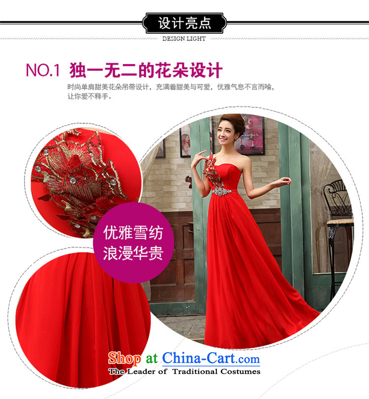        Toasting champagne HANNIZI Services 2015 new spring and summer stylish shoulder straps bride wedding dress evening dresses red L picture, prices, brand platters! The elections are supplied in the national character of distribution, so action, buy now enjoy more preferential! As soon as possible.