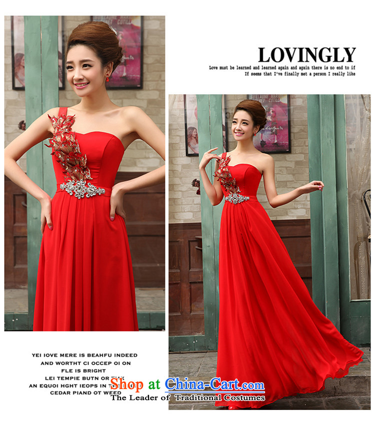        Toasting champagne HANNIZI Services 2015 new spring and summer stylish shoulder straps bride wedding dress evening dresses red L picture, prices, brand platters! The elections are supplied in the national character of distribution, so action, buy now enjoy more preferential! As soon as possible.