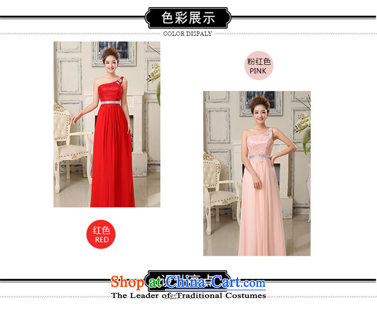 Hunnz 2015 wedding dress bride bridesmaid services stylish long single shoulder banquet evening dresses bows services Pink XL Photo, prices, brand platters! The elections are supplied in the national character of distribution, so action, buy now enjoy more preferential! As soon as possible.