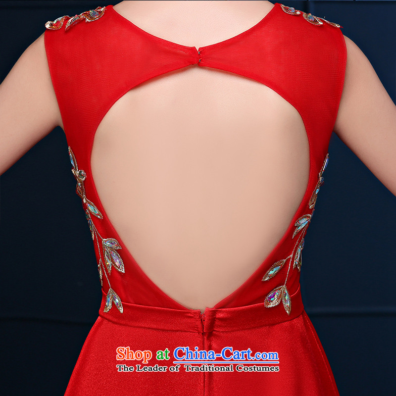 Embroidered bride 2015 autumn is by no means new red shoulders bride crowsfoot bows large service banquet dress Sau San red tailor-made be no refund, embroidered bride shopping on the Internet has been pressed.
