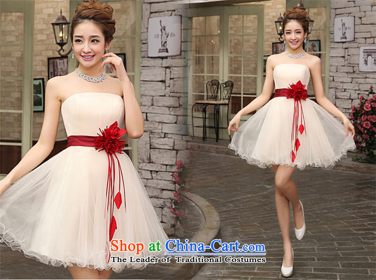 Hunnz straps 2015 Korean anointed chest pure color bride wedding dress bows services banquet dinner dress champagne color pictures, prices, XXL brand platters! The elections are supplied in the national character of distribution, so action, buy now enjoy more preferential! As soon as possible.