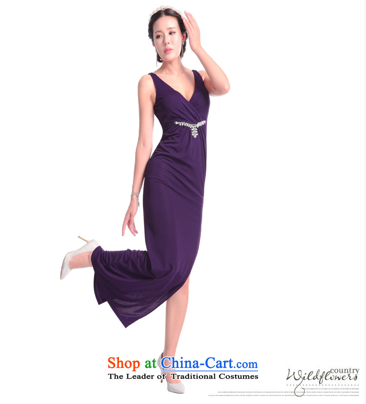 Mano-hwan's 2015 Summer sexy female nightclubs dresses long banquet dinner dress will serve the princess dress TKV PURPLE L picture, prices, brand platters! The elections are supplied in the national character of distribution, so action, buy now enjoy more preferential! As soon as possible.