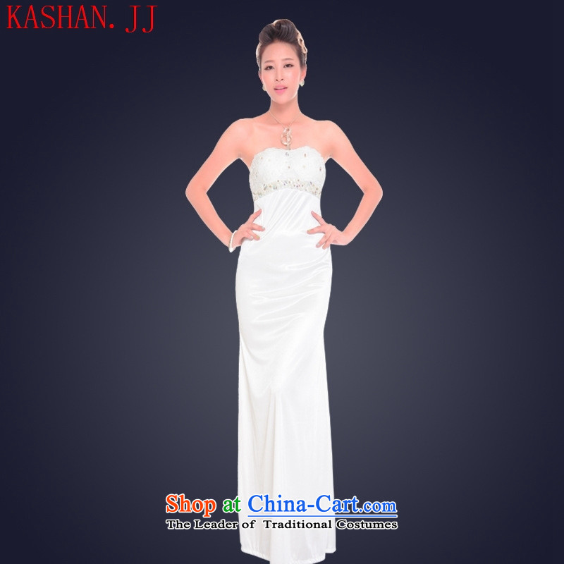 Mano-hwan's 2015 Summer sexy anointed chest dresses Long Short of nightclubs dress will service technician ktv Princess Services White M Card Shan (KASHAN.JJ Christmastime) , , , shopping on the Internet