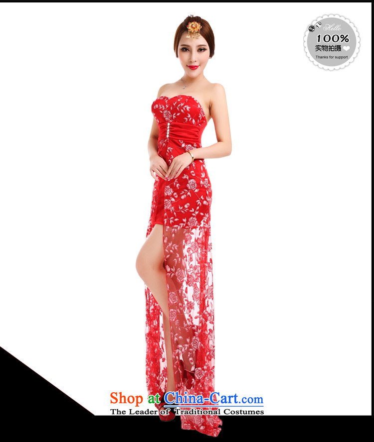 Mano-hwan's 2015 Summer sexy anointed chest dresses long night Female dress short) under the auspices of the ds will banquet RED M picture, prices, brand platters! The elections are supplied in the national character of distribution, so action, buy now enjoy more preferential! As soon as possible.
