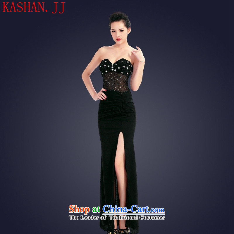 Mano-hwan's sexy anointed chest dresses long night club evening dress black of the forklift truck and the hotel's package will Black XL, Susan Sarandon Zaoyuan (KASHAN.JJ card) , , , shopping on the Internet
