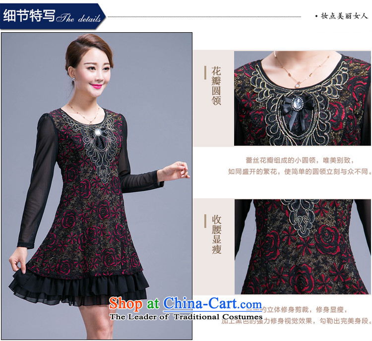 Maple Yi Min International 2015 new large load on the fall of mother dresses in long long-sleeved 989 red XXL picture, prices, brand platters! The elections are supplied in the national character of distribution, so action, buy now enjoy more preferential! As soon as possible.