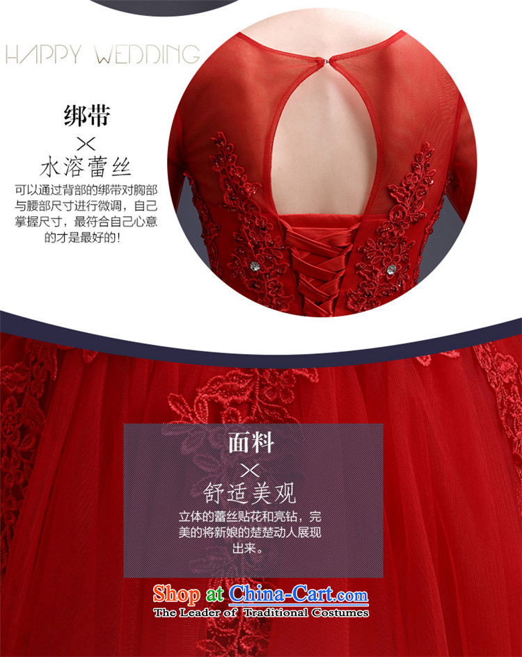 2015 Short of HUNNZ straps solid color word shoulder bride wedding dress bows services banquet evening dresses red long XXL picture, prices, brand platters! The elections are supplied in the national character of distribution, so action, buy now enjoy more preferential! As soon as possible.