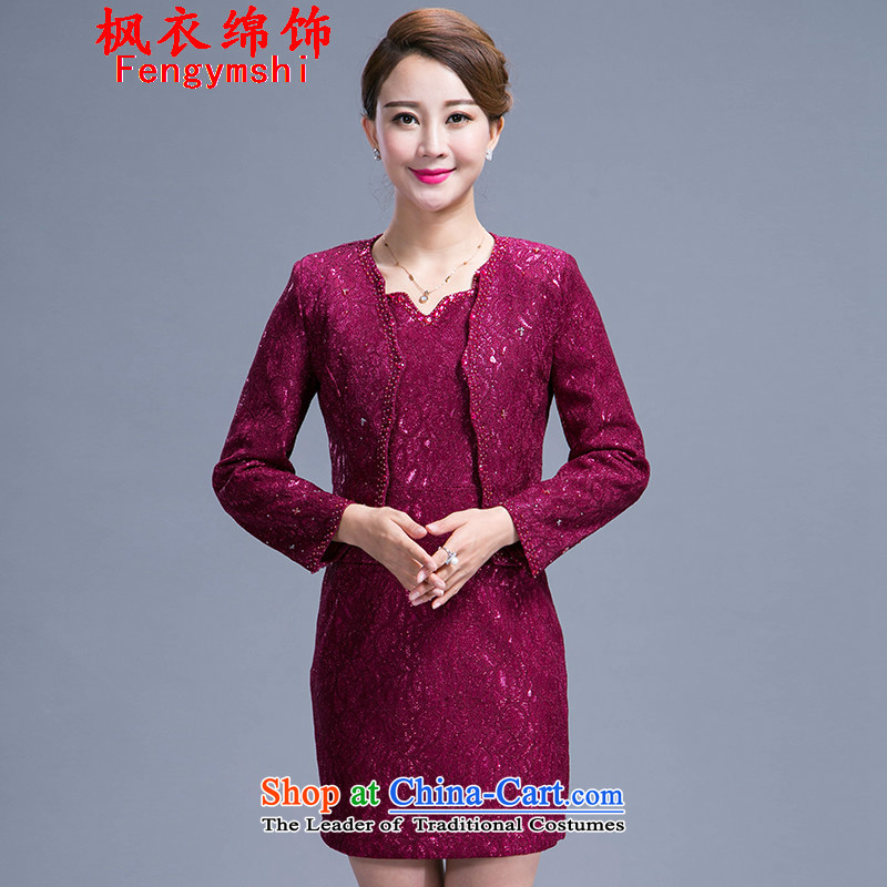 All metered parking spaces along the new 2015 Autumn flower boxed wedding dresses mother temperament Sau San two kits 988 PURPLE L