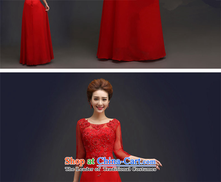 Hannizi 2015 Chic simplicity with elegant brides Sau San wedding dress bows services in evening dress red sleeved XXL picture, prices, brand platters! The elections are supplied in the national character of distribution, so action, buy now enjoy more preferential! As soon as possible.