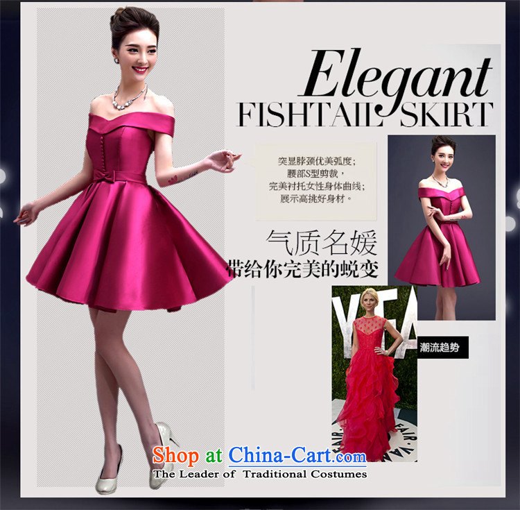      Toasting champagne HUNNZ Services 2015 spring/summer short of the new word shoulder straps bride wedding dress evening dress in red S picture, prices, brand platters! The elections are supplied in the national character of distribution, so action, buy now enjoy more preferential! As soon as possible.