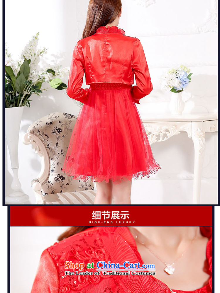 Suu Kyi Nga bridesmaid involving marriages dinner drink two kits dress female red XL Photo, prices, brand platters! The elections are supplied in the national character of distribution, so action, buy now enjoy more preferential! As soon as possible.