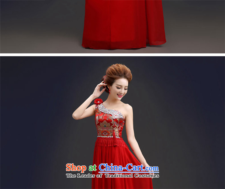 Hannizi 2015 stylish and simple booking wedding dress bride Sau San Red single shoulder banquet evening dresses RED M picture, prices, brand platters! The elections are supplied in the national character of distribution, so action, buy now enjoy more preferential! As soon as possible.