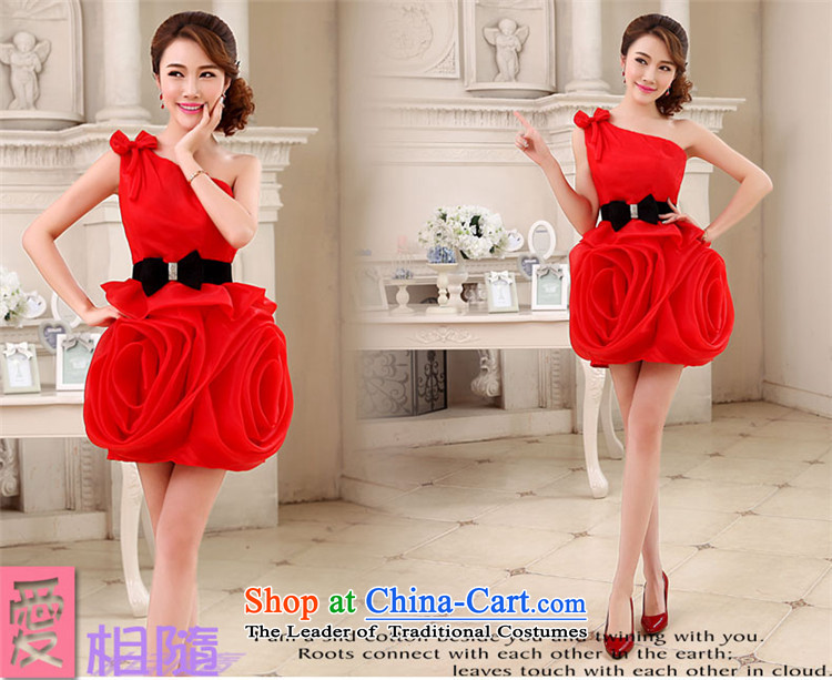       Toasting Champagne Services 2015 new HUNNZ stylish shoulder bride wedding dress bon bon skirt red bridesmaid services red XL Photo, prices, brand platters! The elections are supplied in the national character of distribution, so action, buy now enjoy more preferential! As soon as possible.