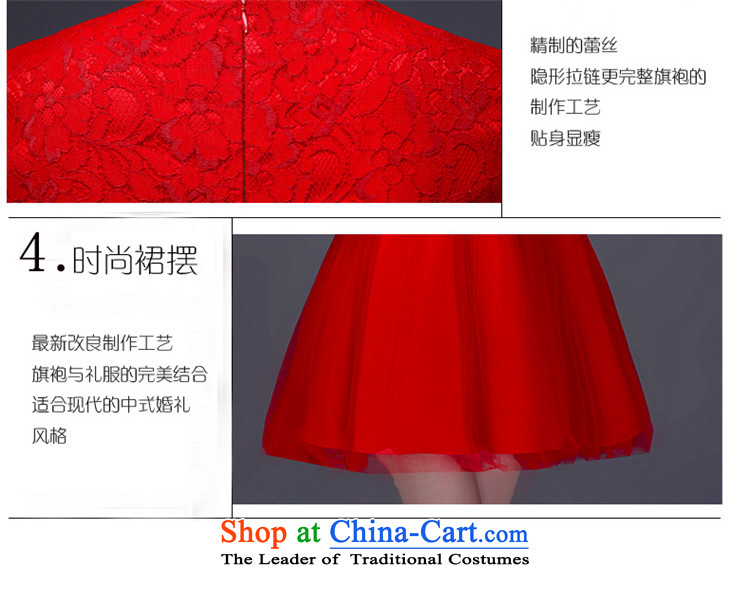 Hannizi 2015 stylish and simple bride Wedding dress-Sau San retro pure color red dress M pictures banquet, prices, brand platters! The elections are supplied in the national character of distribution, so action, buy now enjoy more preferential! As soon as possible.