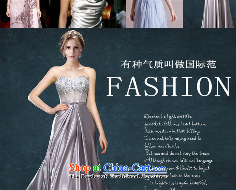 Hannizi 2015 stylish and simple Sau San bride wedding dress banquet dinner dress wiping the scoops Gray L picture, prices, brand platters! The elections are supplied in the national character of distribution, so action, buy now enjoy more preferential! As soon as possible.