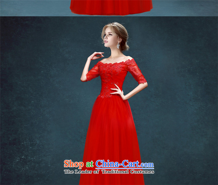         Toasting champagne HANNIZI Services 2015 new spring and summer sweet slotted shoulder bride wedding dress long red L picture, prices, brand platters! The elections are supplied in the national character of distribution, so action, buy now enjoy more preferential! As soon as possible.