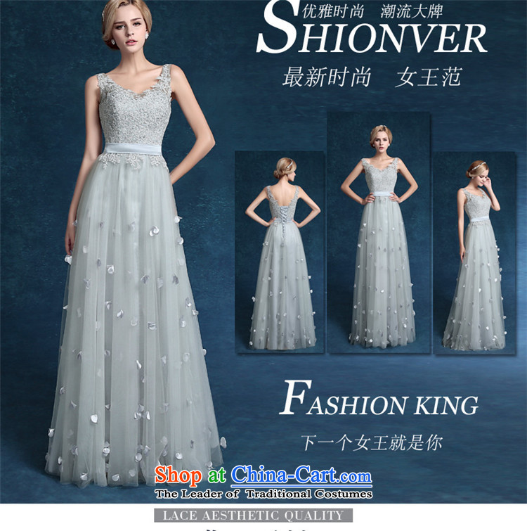 Hannizi 2015 stylish and simple Sau San bride wedding dress lace strap elegant banquet dress gray XXL picture, prices, brand platters! The elections are supplied in the national character of distribution, so action, buy now enjoy more preferential! As soon as possible.