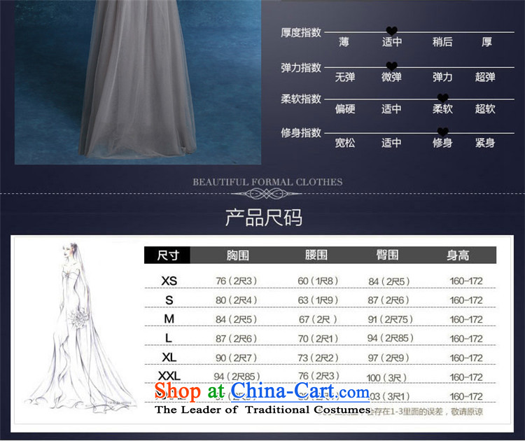      Toasting champagne HUNNZ services bridesmaid services 2015 new spring and summer stylish bride wedding dress long evening dress Gray L picture, prices, brand platters! The elections are supplied in the national character of distribution, so action, buy now enjoy more preferential! As soon as possible.