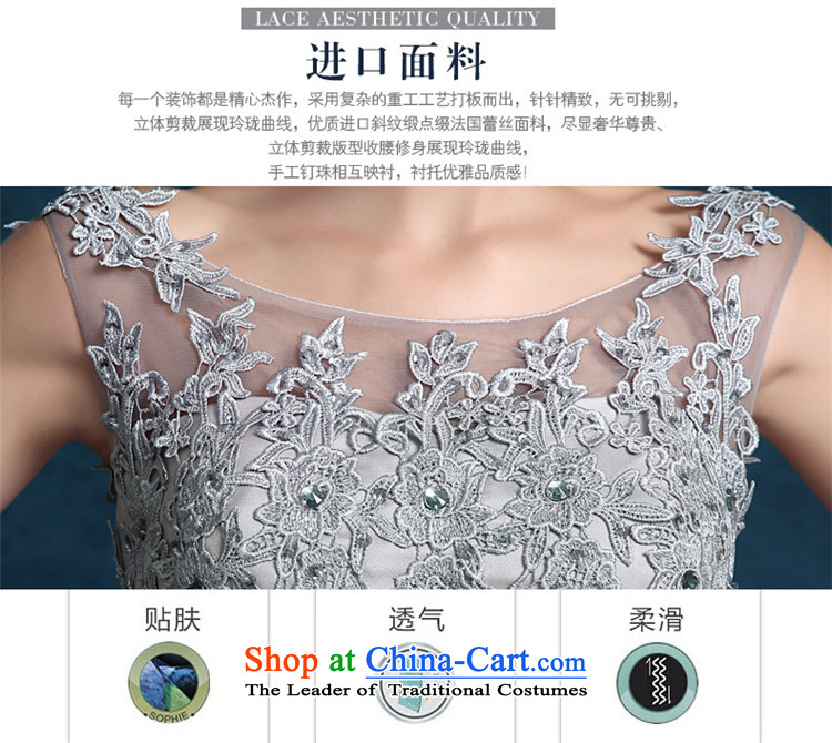         Toasting champagne served bridesmaid HANNIZI Services 2015 stylish bride wedding dress spring and summer new evening dresses gray S picture, prices, brand platters! The elections are supplied in the national character of distribution, so action, buy now enjoy more preferential! As soon as possible.