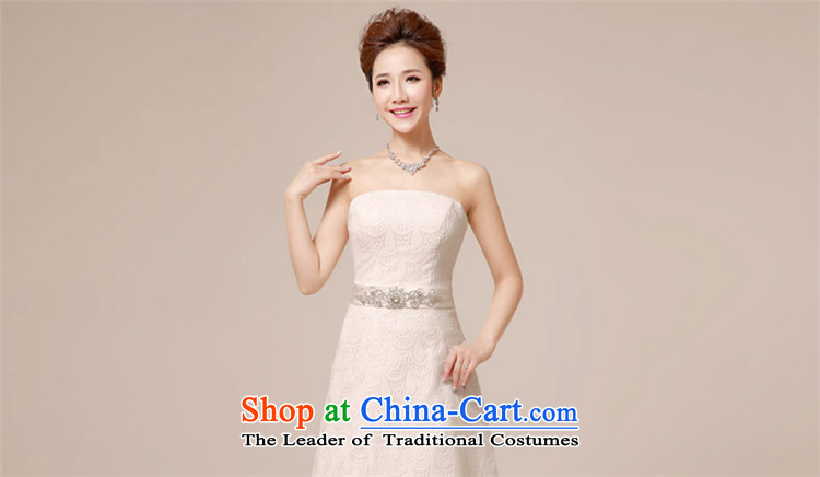         Bridesmaid Services 2015 HANNIZI Korean brides wedding dress banquet evening dresses and white breast long white M picture, prices, brand platters! The elections are supplied in the national character of distribution, so action, buy now enjoy more preferential! As soon as possible.