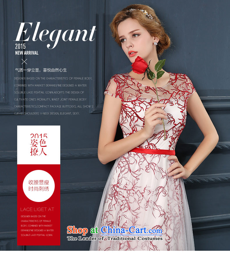 Banquet evening dresses long 2015 annual meeting of the new female show evening dress lace long skirt girl autumn red XL Photo, prices, brand platters! The elections are supplied in the national character of distribution, so action, buy now enjoy more preferential! As soon as possible.