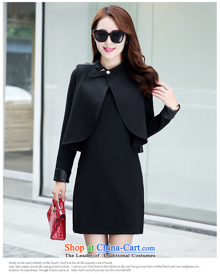 The United States is still clothing fall inside the skirt 2015 long-sleeved blouses and two kits kit Korean PU stitching red marriage door onto us back to black L picture, prices, brand platters! The elections are supplied in the national character of distribution, so action, buy now enjoy more preferential! As soon as possible.