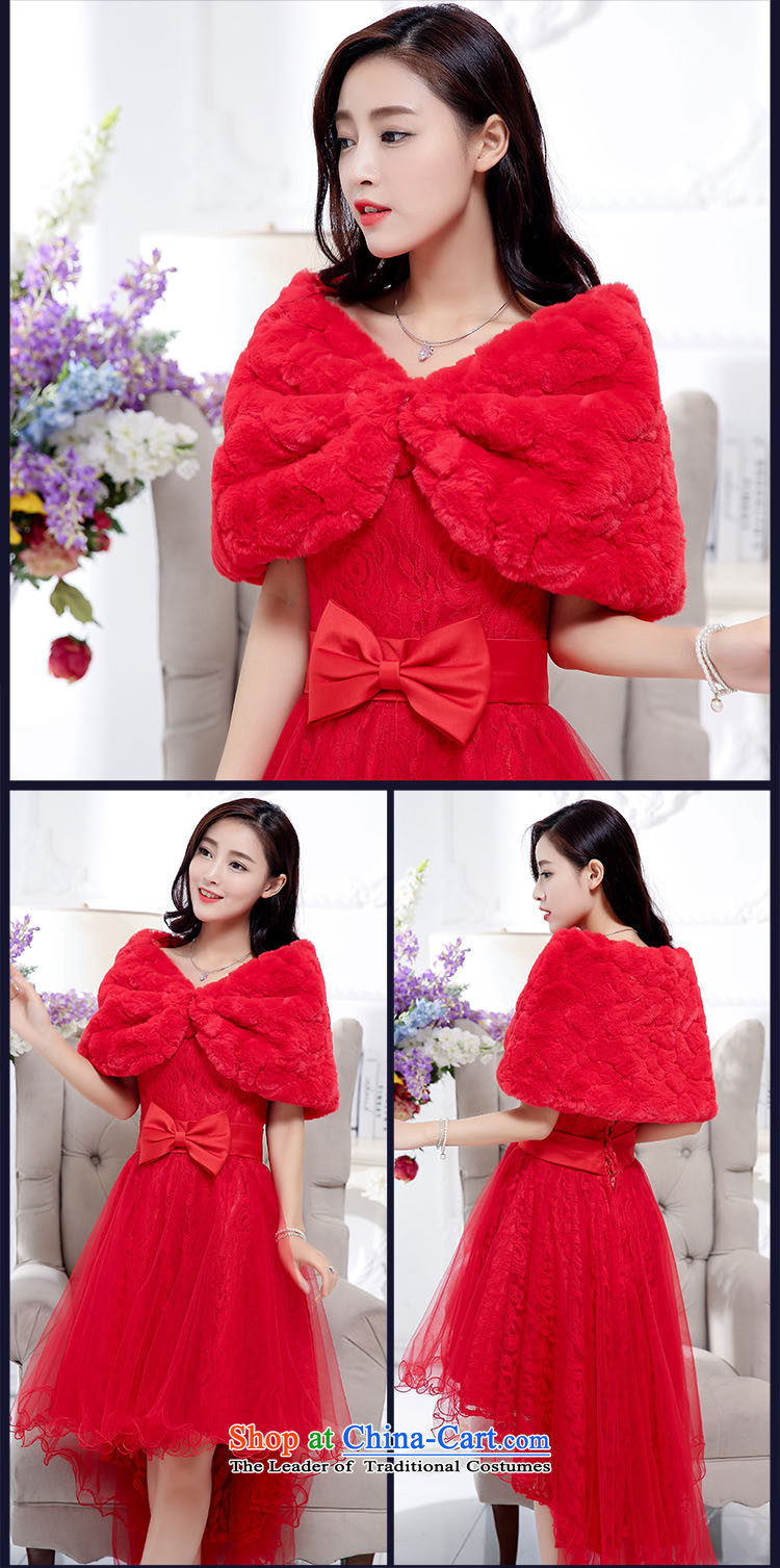 The United States is the new 2015 clothing Korean dress short of bridesmaid spring and fall bride bows services wedding bridesmaid to Princess evening dress red S picture, prices, brand platters! The elections are supplied in the national character of distribution, so action, buy now enjoy more preferential! As soon as possible.