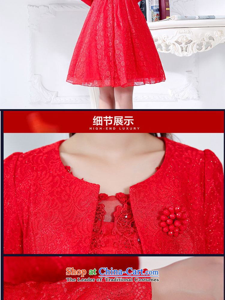 Suu Kyi Nga bridesmaid involving marriages bows banquet two kits dress female red XL Photo, prices, brand platters! The elections are supplied in the national character of distribution, so action, buy now enjoy more preferential! As soon as possible.