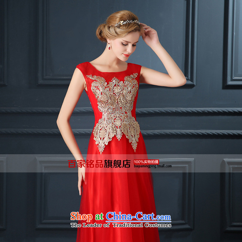 Evening dress 2015 New 2 banquet hosted shoulder length of Korean version thin bows Service Bridal long skirt female red L picture, prices, brand platters! The elections are supplied in the national character of distribution, so action, buy now enjoy more preferential! As soon as possible.