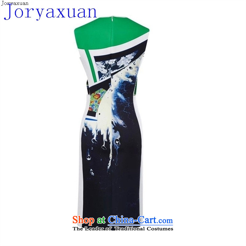 Deloitte Touche Tohmatsu fine shops and stylish/not rule the stamp color plane collision atmospheric vest dresses wild temperament, small dress map color L, Zhou Xuan Ya (joryaxuan) , , , shopping on the Internet