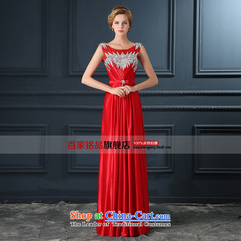 2015 autumn evening dresses new marriages bows service banquet dress shoulders chaired the skirt of Sau San Red XL Photo, prices, brand platters! The elections are supplied in the national character of distribution, so action, buy now enjoy more preferential! As soon as possible.