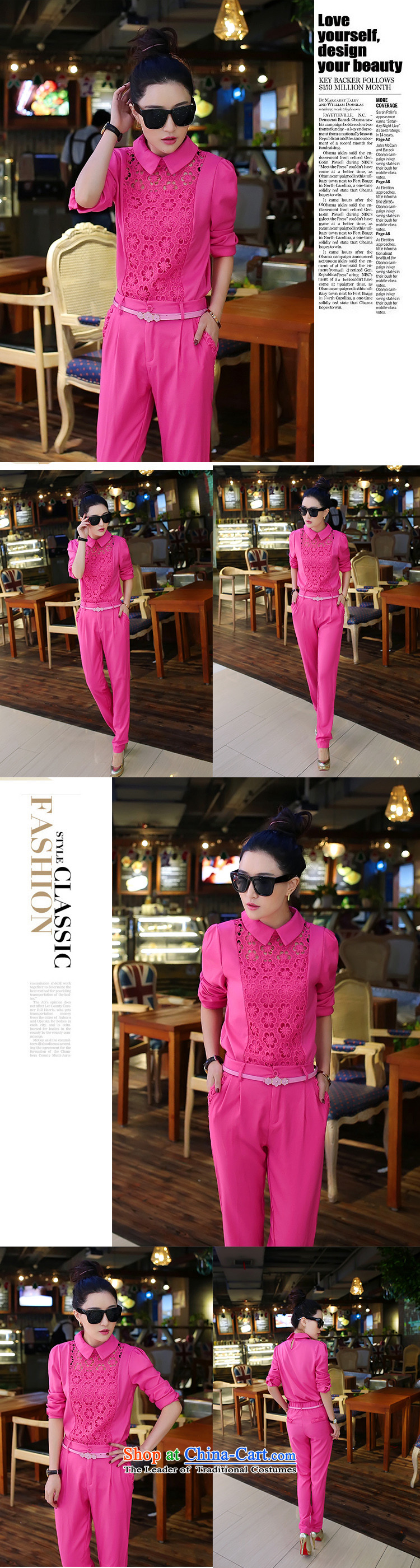 The real concept of autumn 2015 new Korean woman, stylish package vocational Sau San shirt pants and two kit A8825 pink XL Photo, prices, brand platters! The elections are supplied in the national character of distribution, so action, buy now enjoy more preferential! As soon as possible.