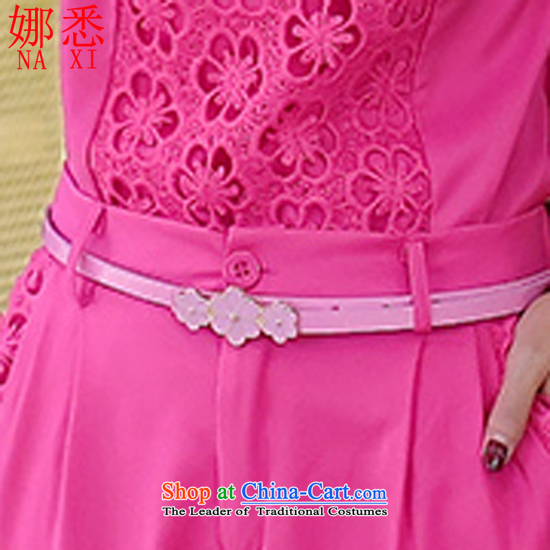 The real concept of autumn 2015 new Korean woman, stylish package vocational Sau San shirt pants and two kit A8825 pink XL, who knows (NAXI) , , , shopping on the Internet