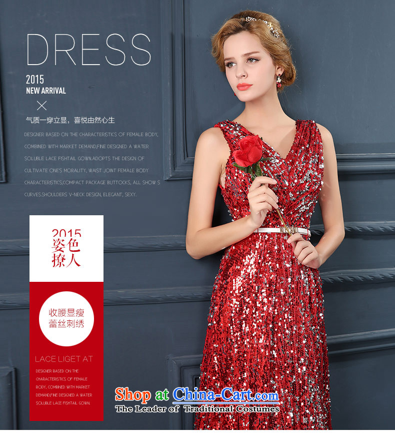 2015 autumn evening dress banquet new stylish shoulders annual meeting under the auspices of evening drink long service bridal dresses Blue M picture, prices, brand platters! The elections are supplied in the national character of distribution, so action, buy now enjoy more preferential! As soon as possible.