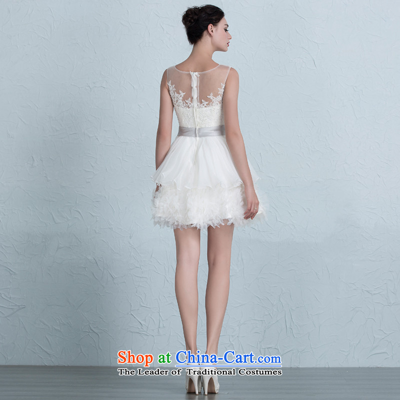 There is a mist into 2015 new autumn and winter wedding dresses and short of chest bridesmaid service banquet dinner dress code, white 10 Set , , , shopping on the Internet