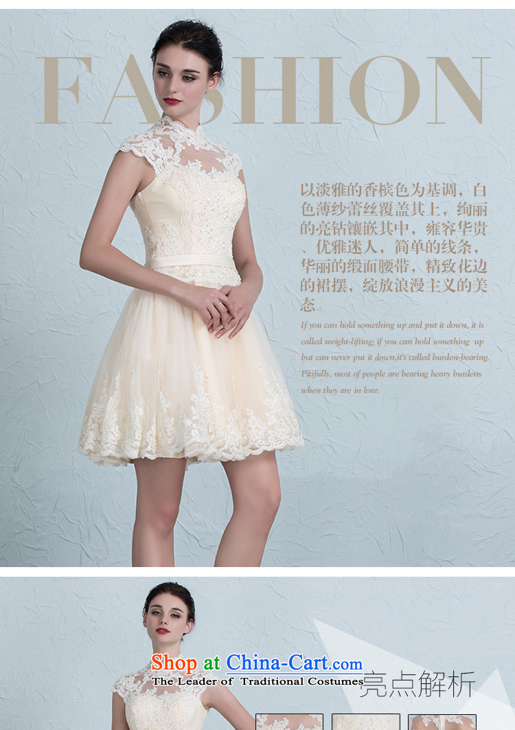 There is a stylish wedding dresses 2015 new short) bridesmaid service banquet evening dresses lace Sau San champagne color picture 2 code, prices, brand platters! The elections are supplied in the national character of distribution, so action, buy now enjoy more preferential! As soon as possible.